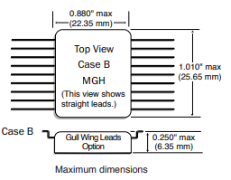 Interpoint MGH系列DC-DC轉換器MGH2805S